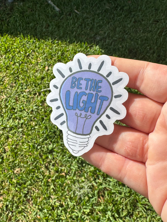 Be the light sticker