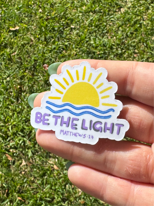 Be the light sticker