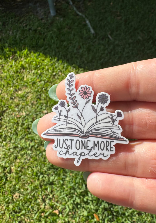 Just one more chapter sticker