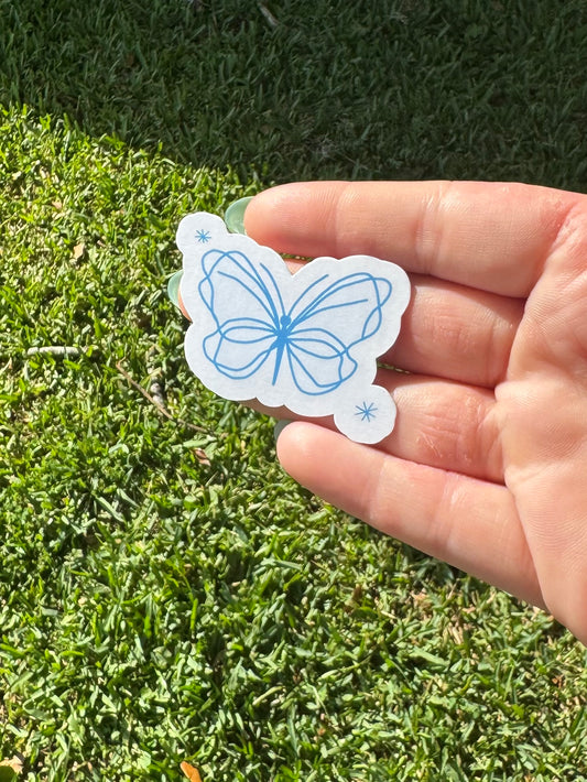 Butterfly sticker