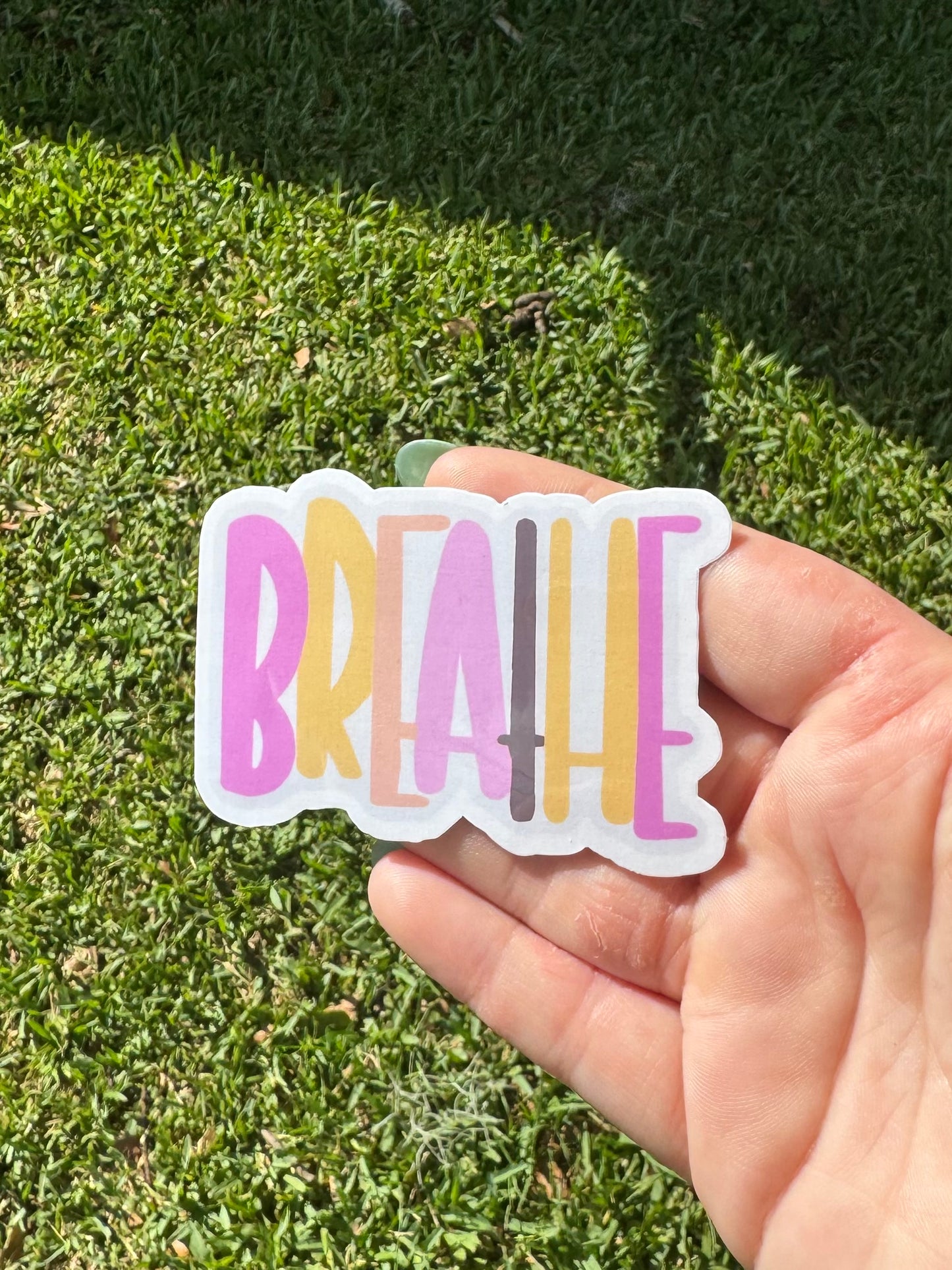 Breathe sticker